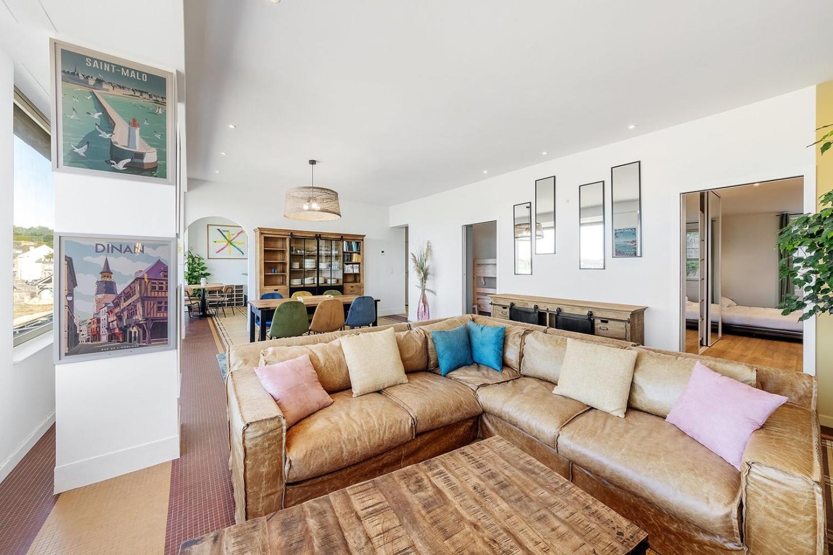 L'Amiral- Vue Mer - Appartement 3 Chambres/Parking 康卡勒 外观 照片